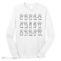Funny Algebra Dance Graph Figures Math Equation Long Sleeve Shirt thumb 0