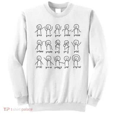 Funny Algebra Dance Graph Figures Math Equation Sweatshirt