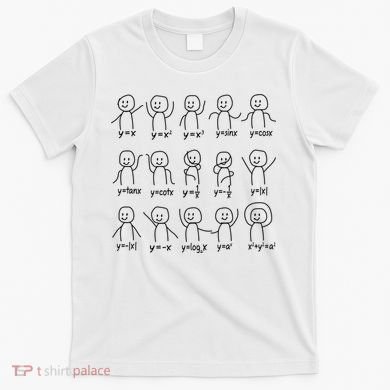 Funny Algebra Dance Graph Figures Math Equation T-Shirt