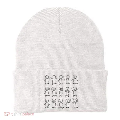 Funny Algebra Dance Graph Figures Math Equation Beanie