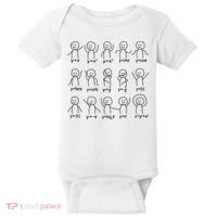 Funny Algebra Dance Graph Figures Math Equation Baby Bodysuit thumb 0