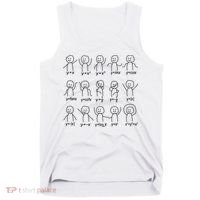 Funny Algebra Dance Graph Figures Math Equation Tank Top thumb 0