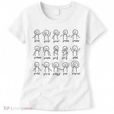 Funny Algebra Dance Graph Figures Math Equation Women's T-Shirt
