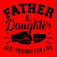 Father And Daughter Best Friends For Life Santa Hat thumb 1