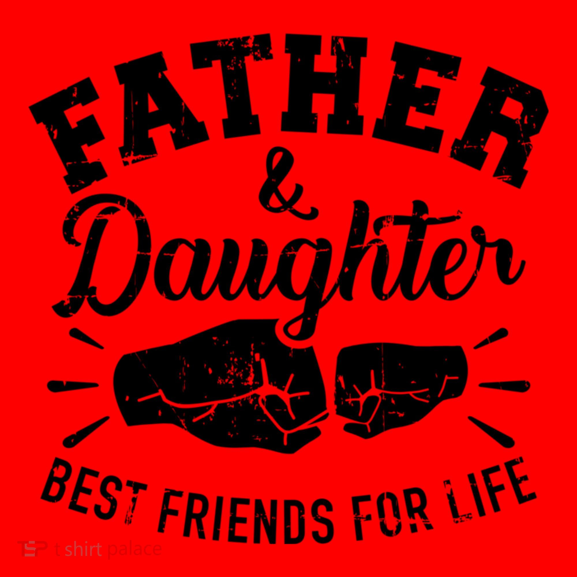Father And Daughter Best Friends For Life Santa Hat