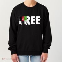 Free Afghanistan Distressed Flag Women's Sweatshirt thumb 0