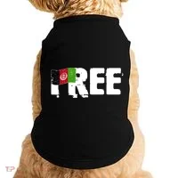 Free Afghanistan Distressed Flag Doggie Tank thumb 0