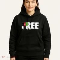 Free Afghanistan Distressed Flag Hoodie thumb 5