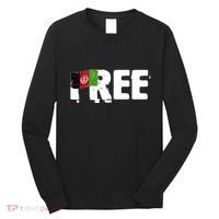Free Afghanistan Distressed Flag Long Sleeve Shirt thumb 0