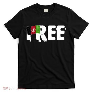 Free Afghanistan Distressed Flag T-Shirt