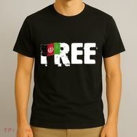 Free Afghanistan Distressed Flag T-Shirt thumb 3