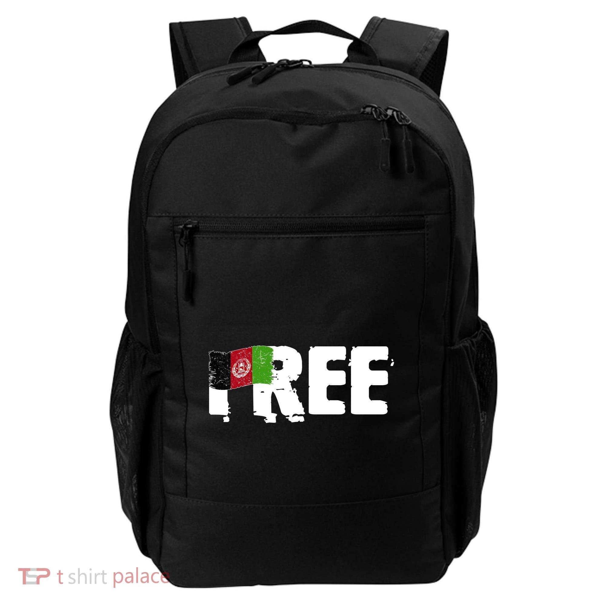 Free Afghanistan Distressed Flag Backpack