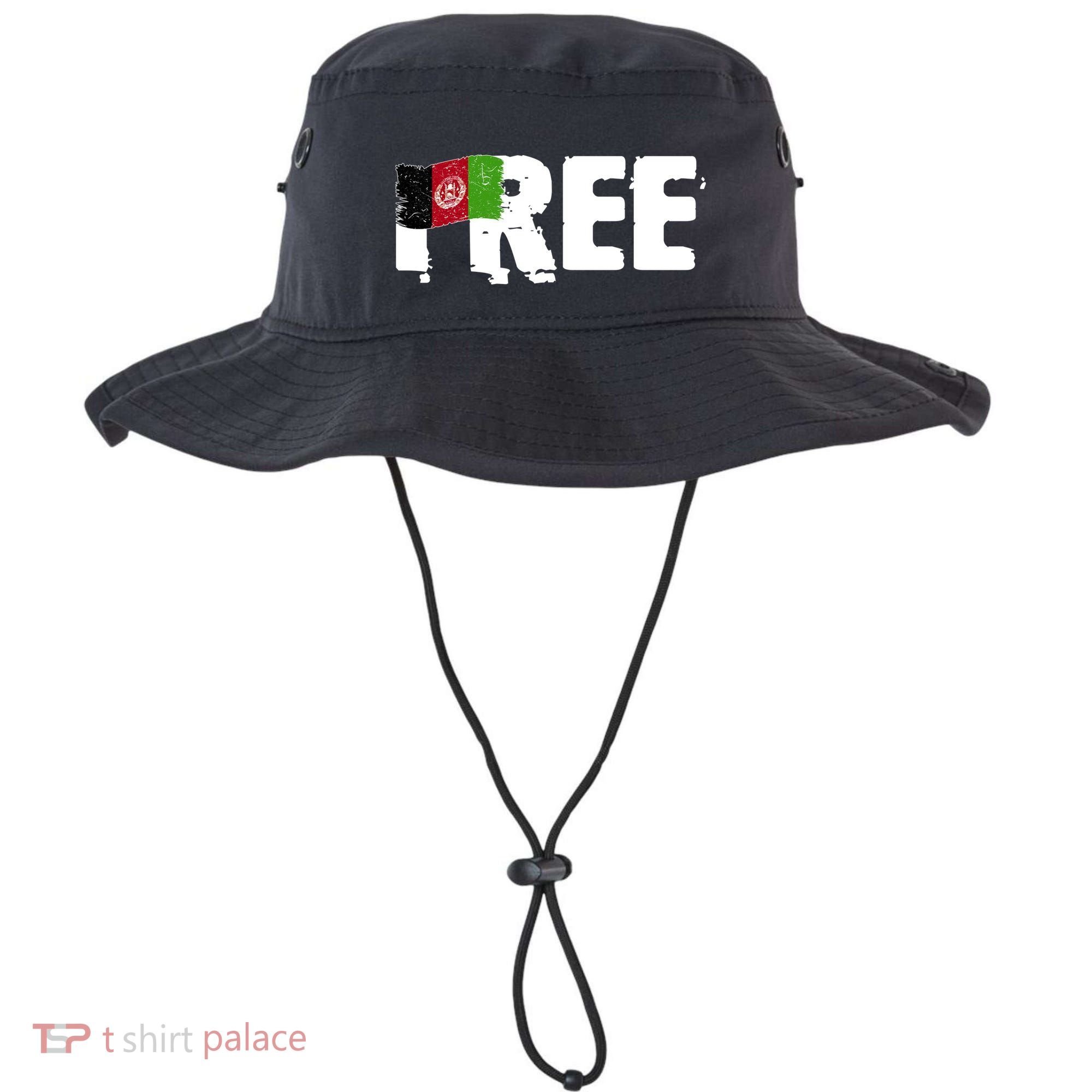 Free Afghanistan Distressed Flag Bucket Hat