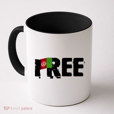 Free Afghanistan Distressed Flag Coffee Mug