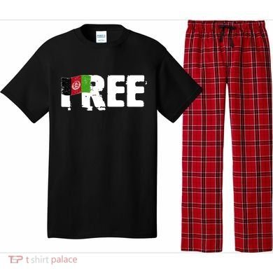 Free Afghanistan Distressed Flag Pajama Set