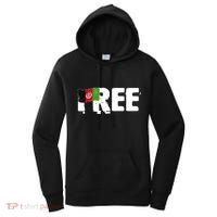 Free Afghanistan Distressed Flag Women's Hoodie thumb 0