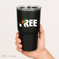 Free Afghanistan Distressed Flag Tumbler thumb 2