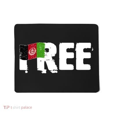 Free Afghanistan Distressed Flag Mousepad