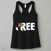 Free Afghanistan Distressed Flag Women's Tank Top thumb 3