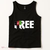 Free Afghanistan Distressed Flag Tank Top thumb 2