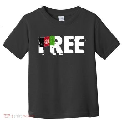 Free Afghanistan Distressed Flag Toddler T-Shirt