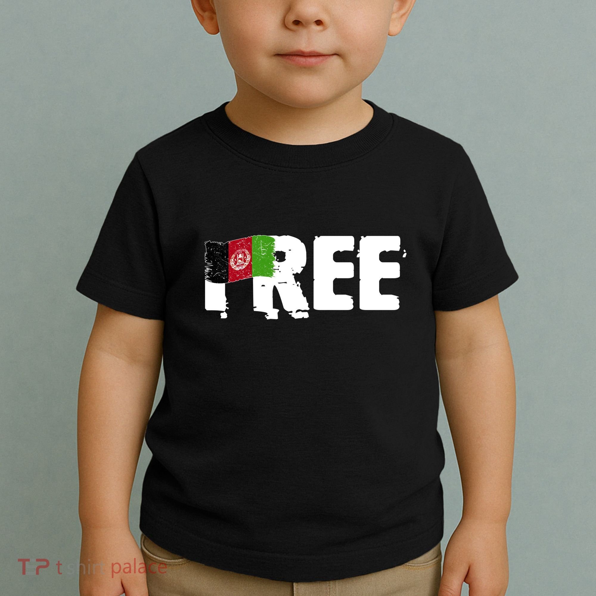 Free Afghanistan Distressed Flag Toddler T-Shirt
