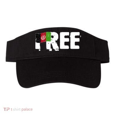 Free Afghanistan Distressed Flag Visor