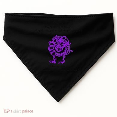 Fun Autoimmune Do Too Much USA-Made Doggie Bandana