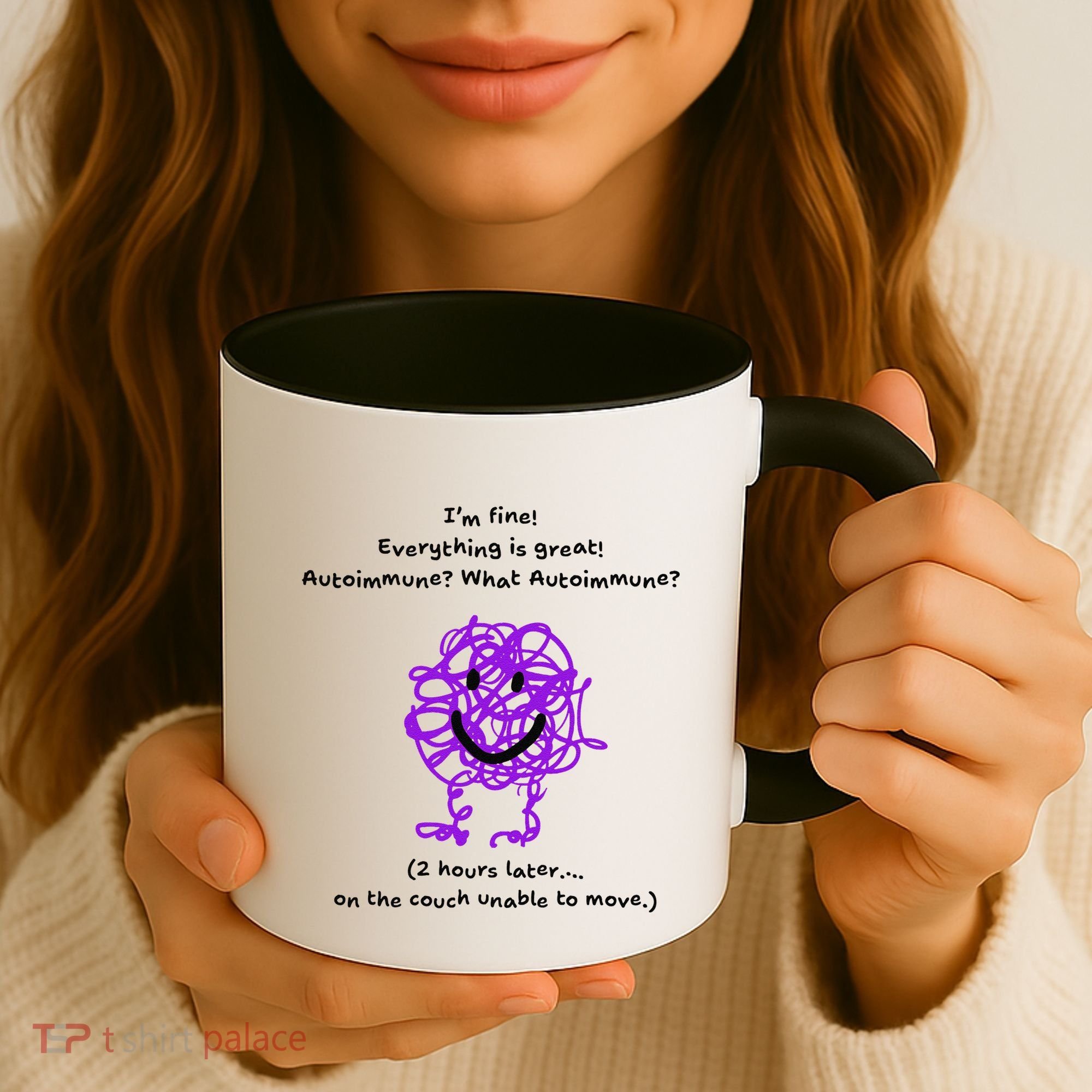 Fun Autoimmune Do Too Much Coffee Mug