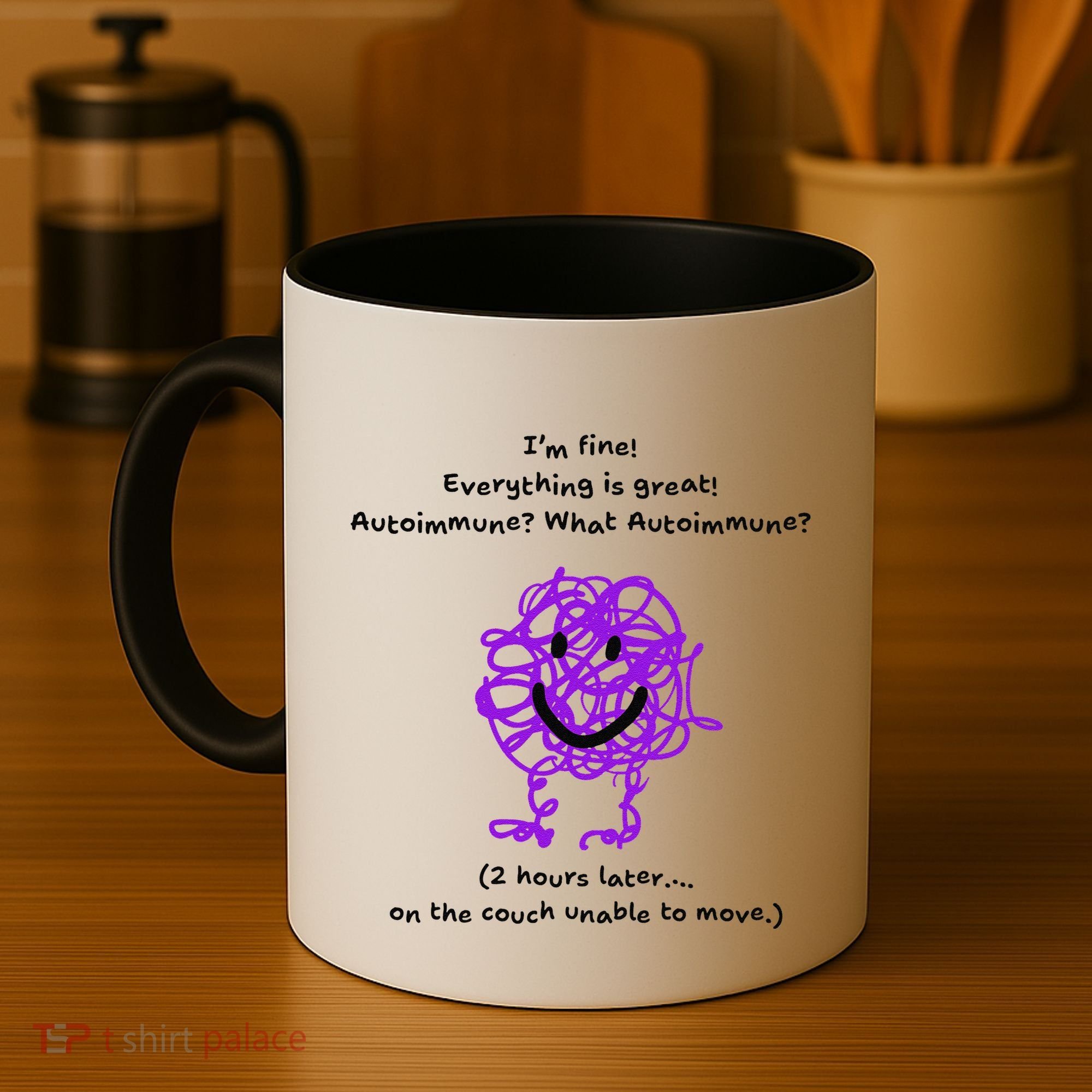 Fun Autoimmune Do Too Much Coffee Mug