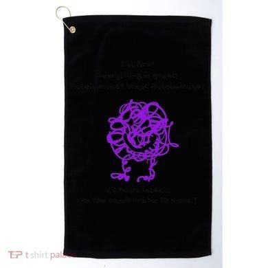 Fun Autoimmune Do Too Much Golf Towel
