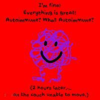 Fun Autoimmune Do Too Much Santa Hat thumb 1