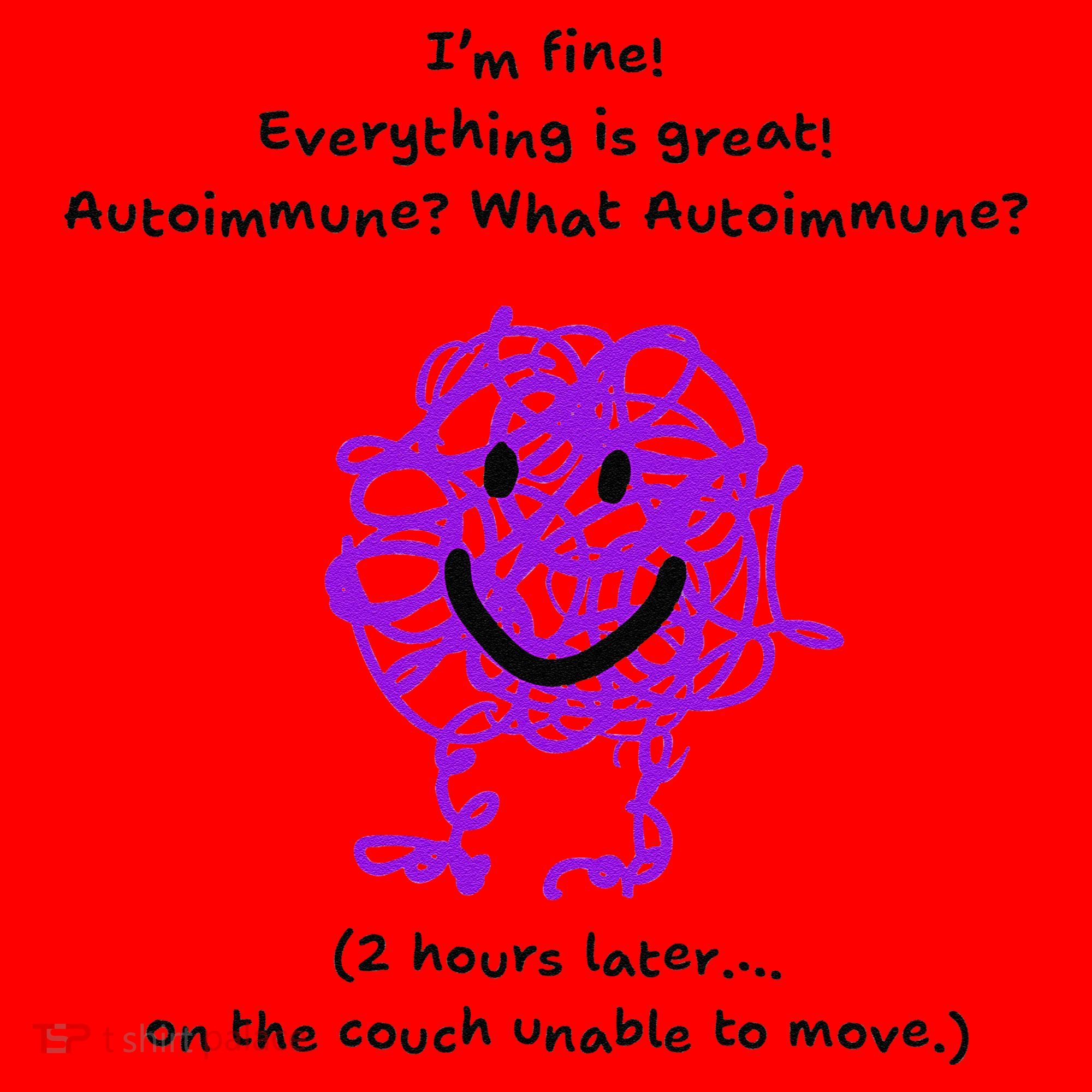 Fun Autoimmune Do Too Much Santa Hat