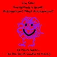 Fun Autoimmune Do Too Much Santa Hat thumb 1