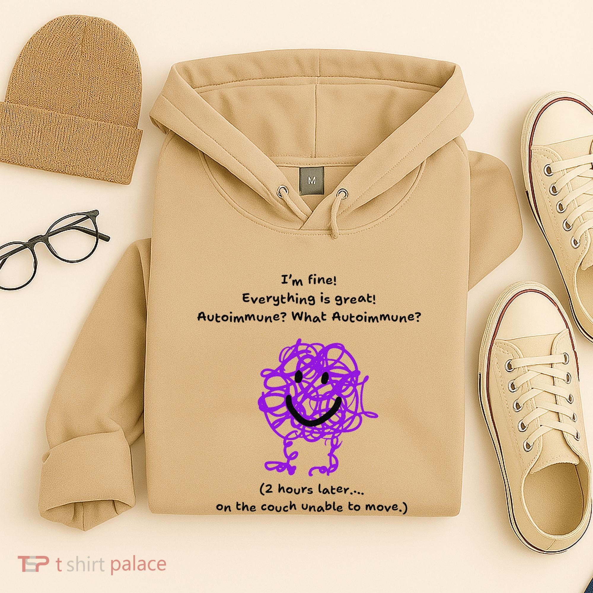 Fun Autoimmune Do Too Much Hoodie