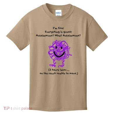 Fun Autoimmune Do Too Much Kids T-Shirt
