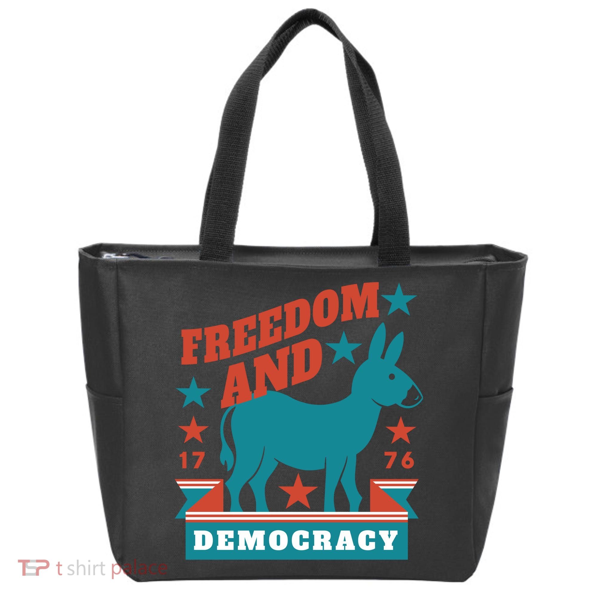 Freedom And Democracy Political Democrat Tote Bag