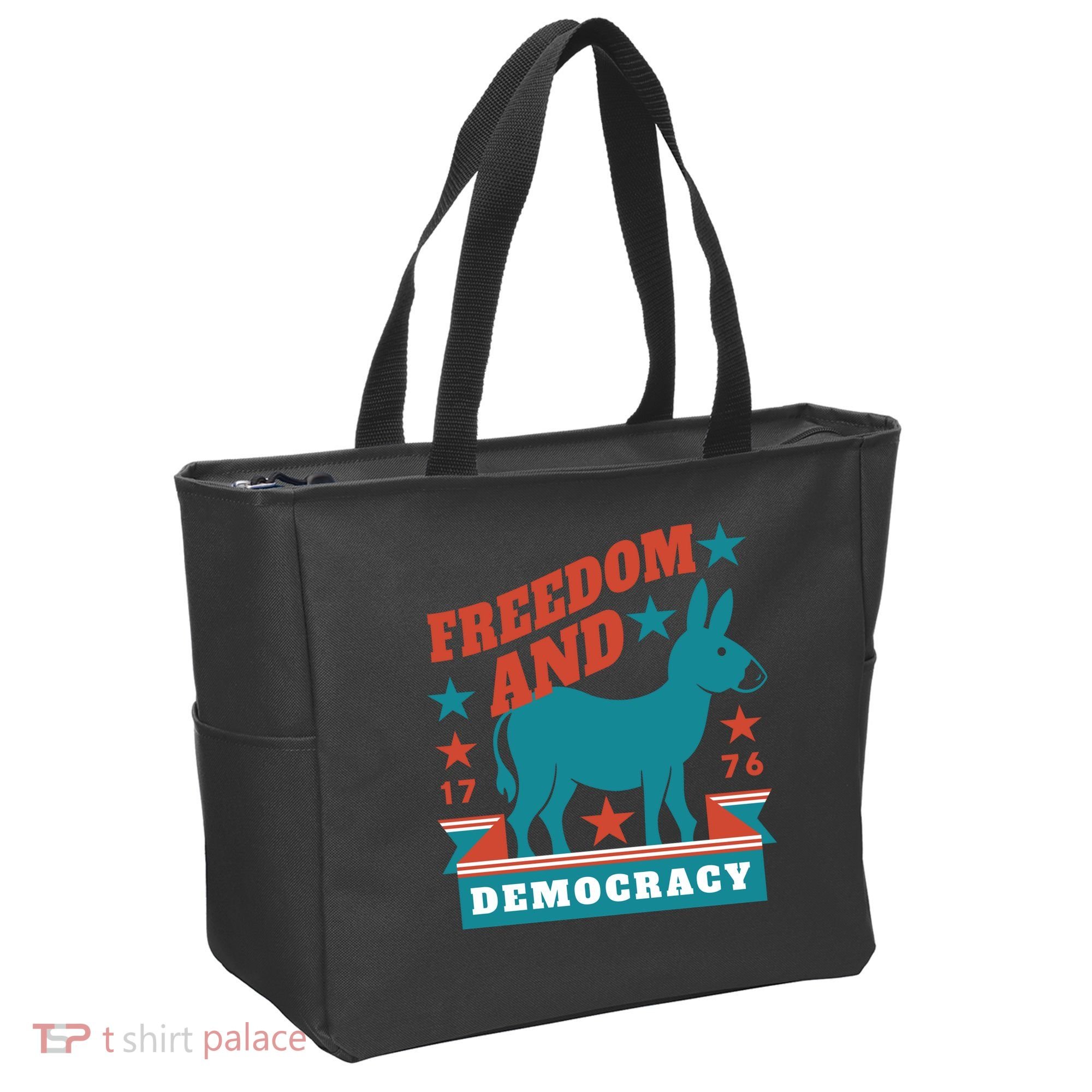 Freedom And Democracy Political Democrat Tote Bag