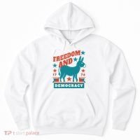 Freedom And Democracy Political Democrat Hoodie thumb 0