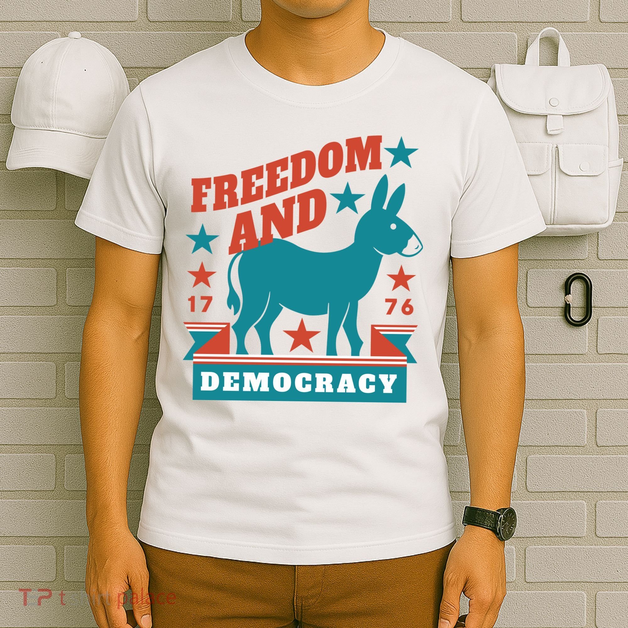 Freedom And Democracy Political Democrat T-Shirt