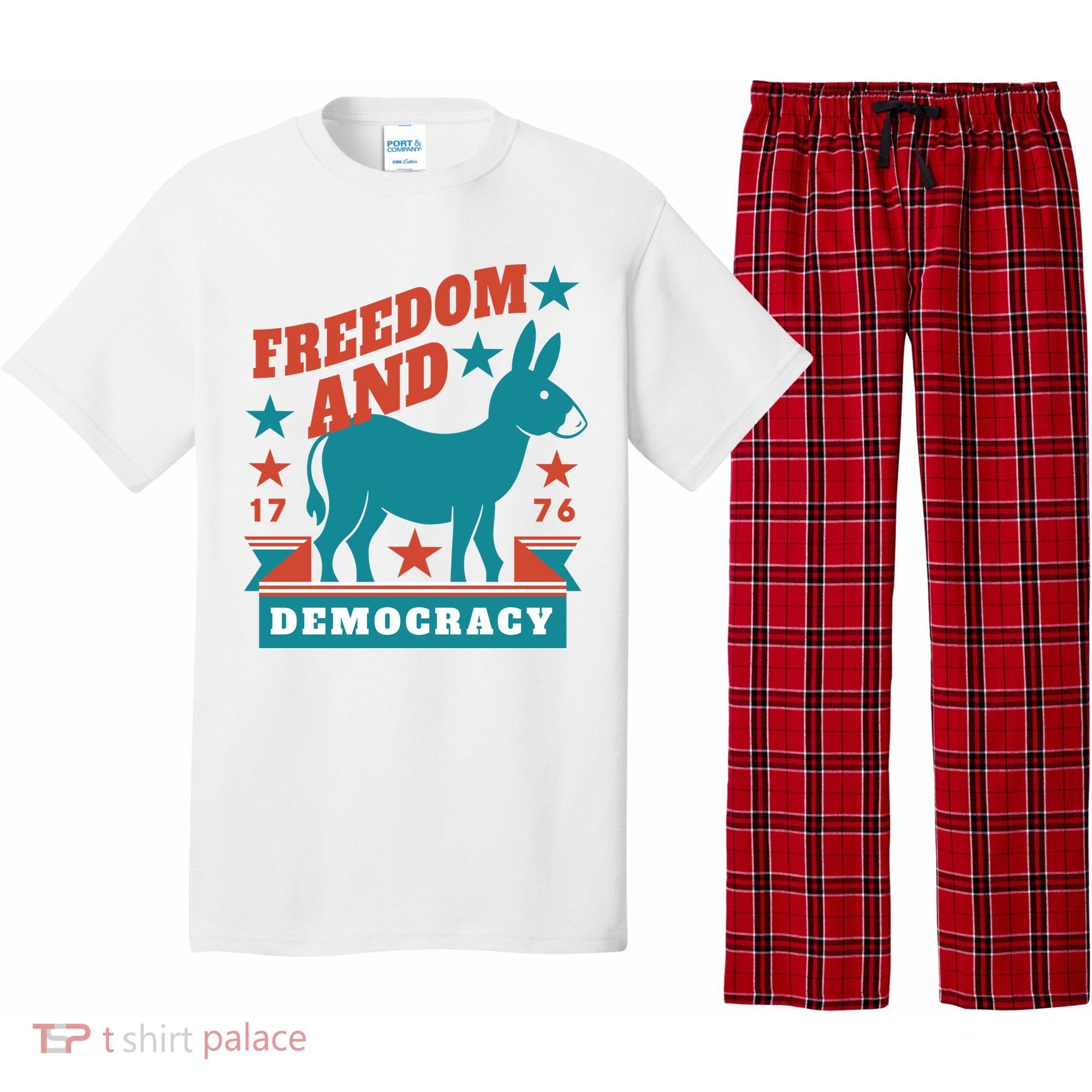 Freedom And Democracy Political Democrat Pajama Set