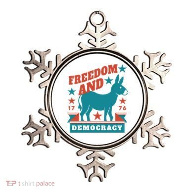 Freedom And Democracy Political Democrat Ornament