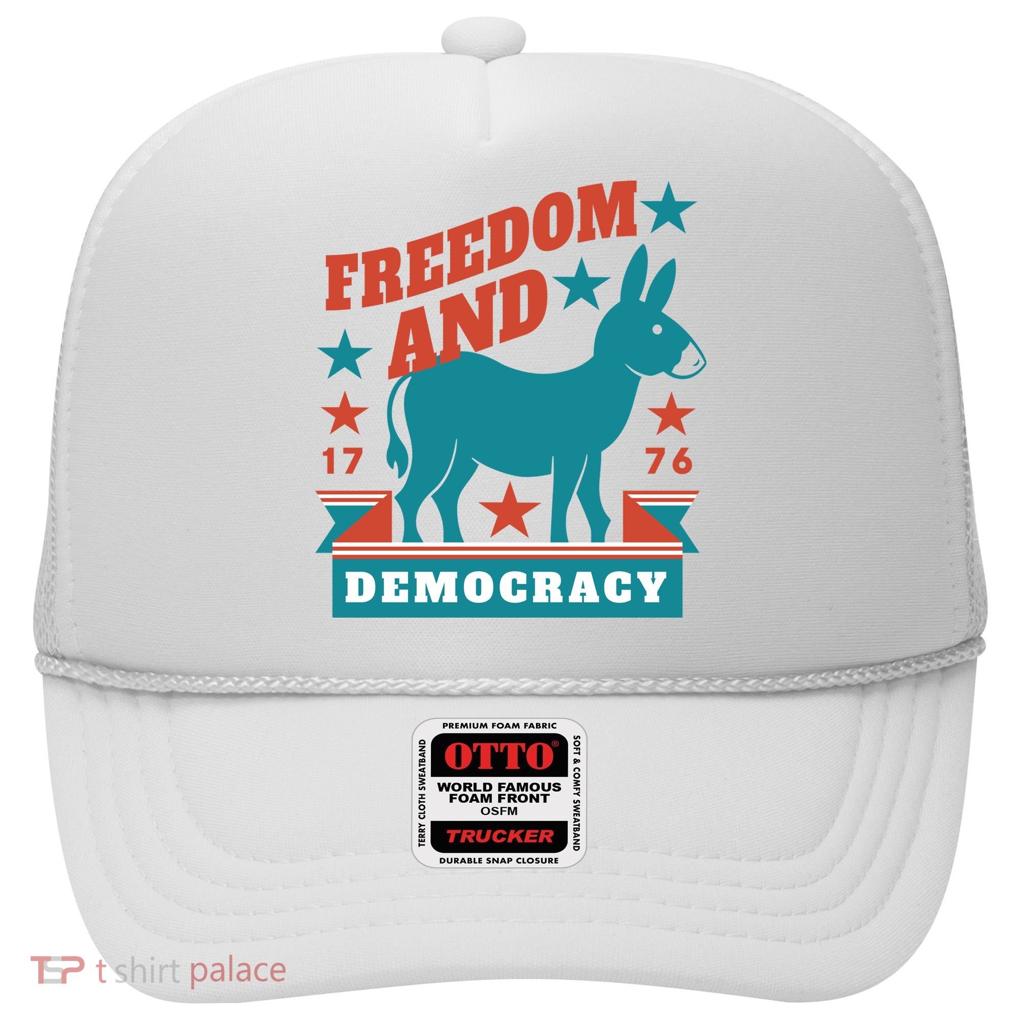 Freedom And Democracy Political Democrat Hat