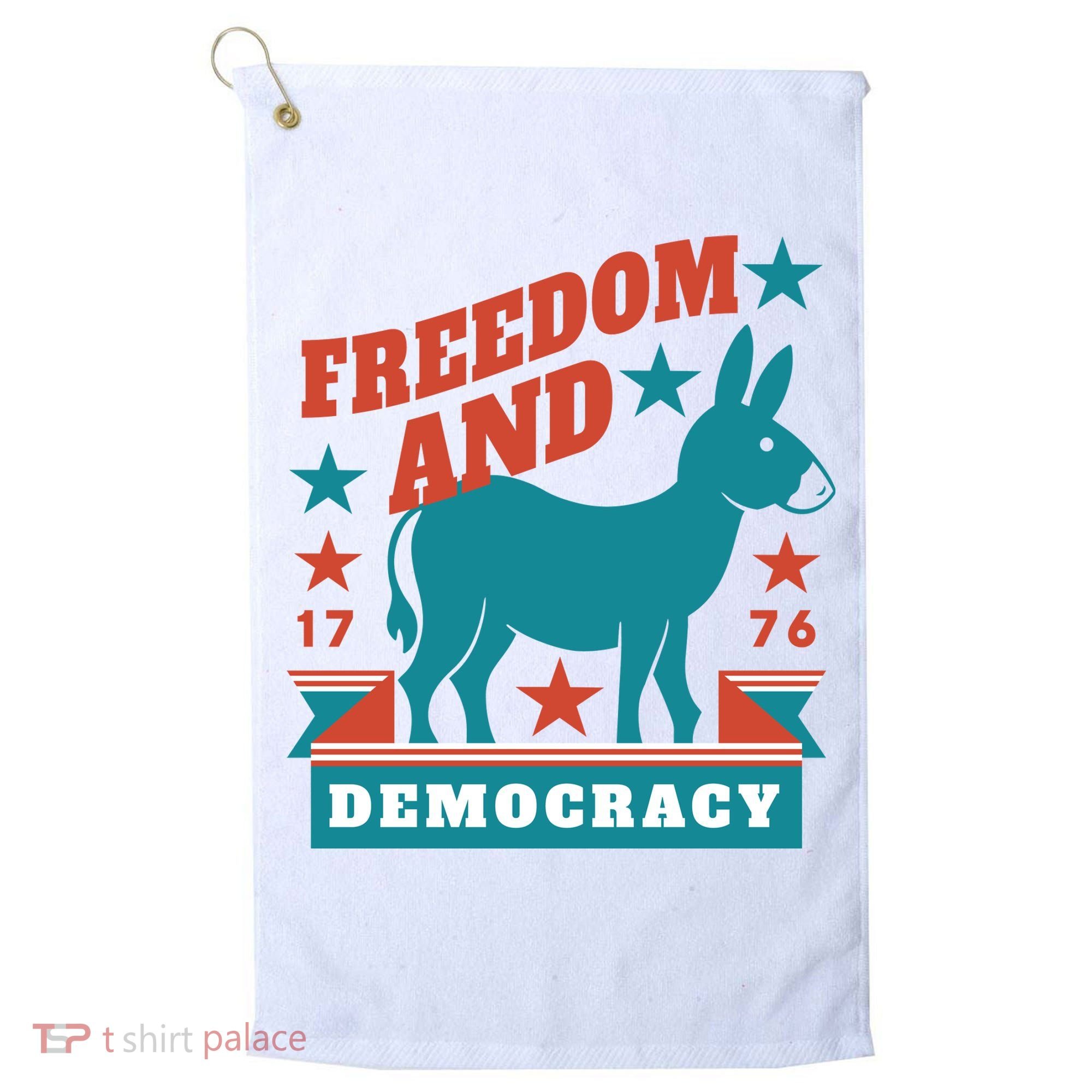 Freedom And Democracy Political Democrat Golf Towel