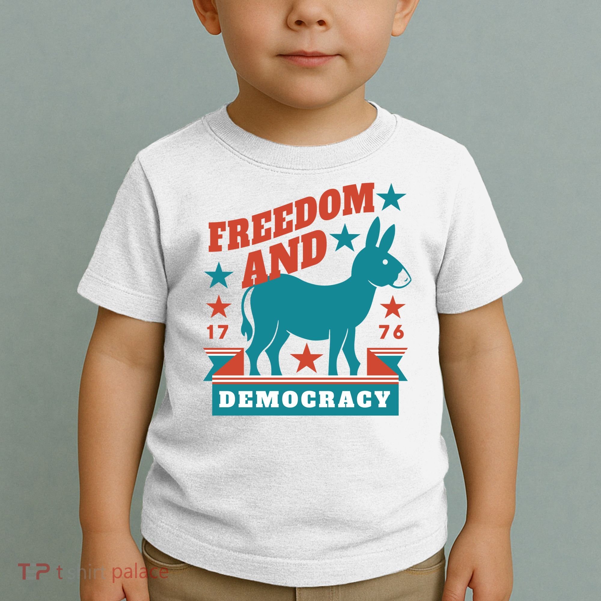 Freedom And Democracy Political Democrat Toddler T-Shirt