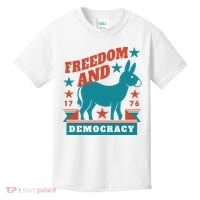 Freedom And Democracy Political Democrat Kids T-Shirt thumb 0