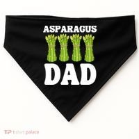 Funny Asparagus Dad Vegetable Fathers' Day Gardener Lover Meaningful Gift USA-Made Doggie Bandana thumb 0