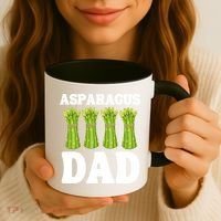 Funny Asparagus Dad Vegetable Fathers' Day Gardener Lover Meaningful Gift Coffee Mug thumb 3