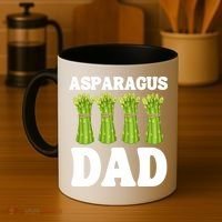 Funny Asparagus Dad Vegetable Fathers' Day Gardener Lover Meaningful Gift Coffee Mug thumb 4