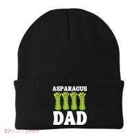 Funny Asparagus Dad Vegetable Fathers' Day Gardener Lover Meaningful Gift Beanie thumb 0